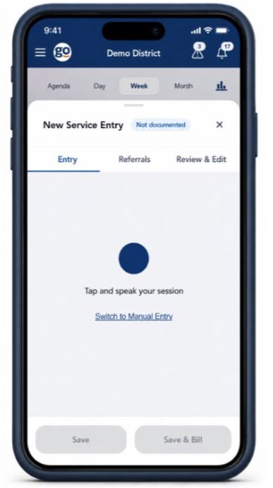 school-based Medicaid billing software screenshot